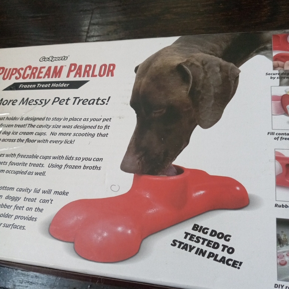 NEW GoSports Pupscream Parlor Non-Slip Frozen Dog Treat Ice Cream Holder No Mess - Picture 10 of 13